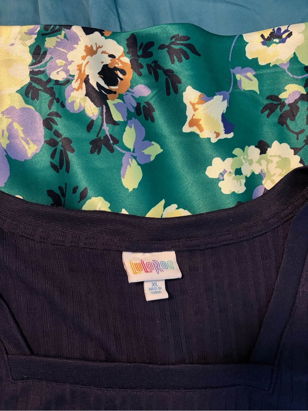 LuLaRoe Navy Martha XL - Picture 3 of 4